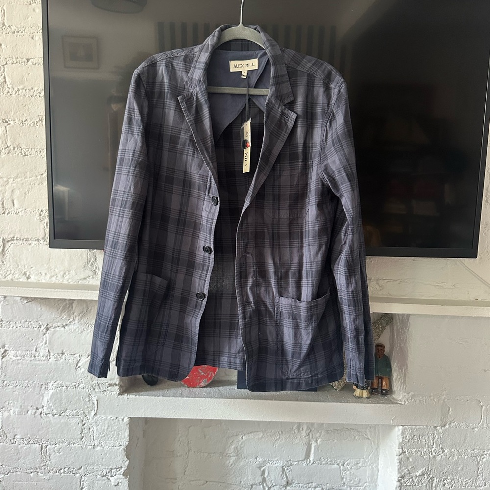 Alex Mill Mercer Blazer and pants in Cotton Linen